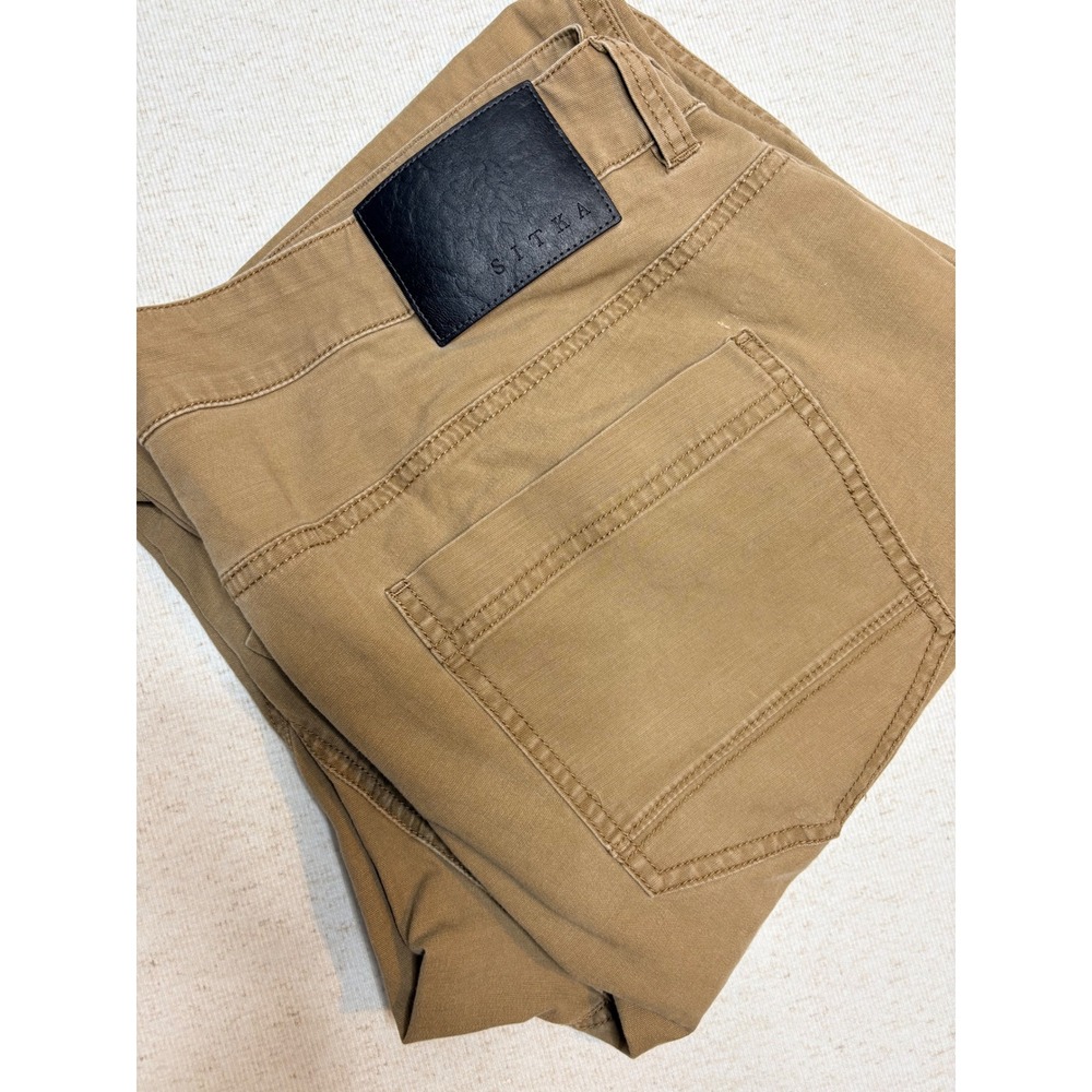 Sitka Gear Mens Everyday Pants 42x32 Tobacco Tan Brown 5-Pocket Outdoor Casual